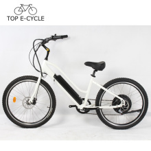 New design 500W rear wheel motor electric bicycle beach cruiser electric bike